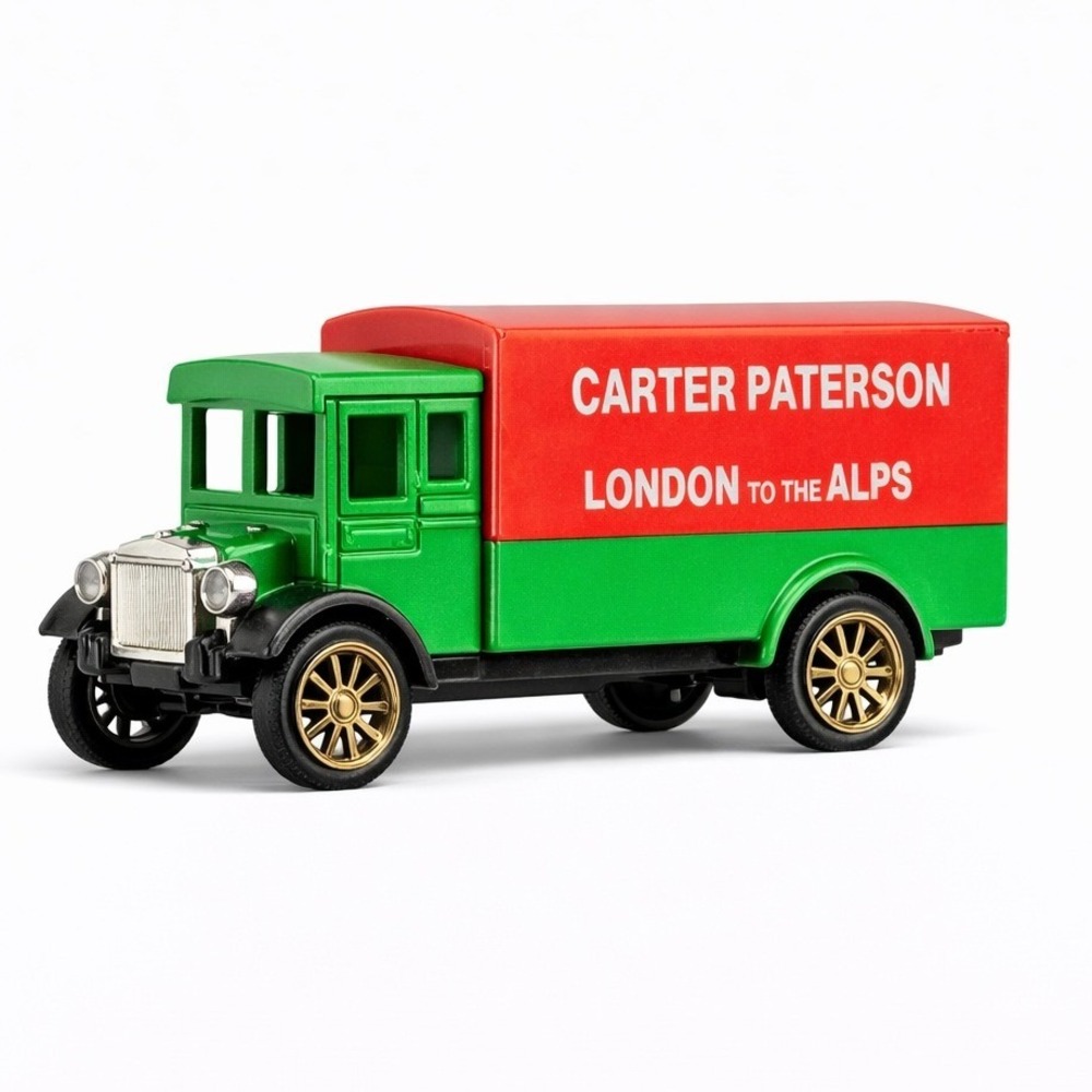 Vintage Corgi AEC Van Carter Paterson London Alps Red Green‎ Made in GT Britain